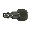 Midland Metal QuickDisconnect Plug, Universal, Plug FittingConnector Type, 14 Nominal Size, FNPT, 250 psi, S 28534SS